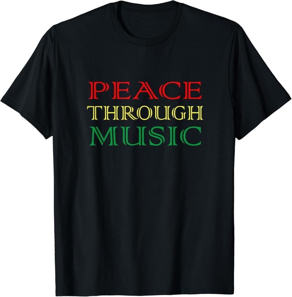 Peace Through Music Gift Tee Unisex T-Shirt
