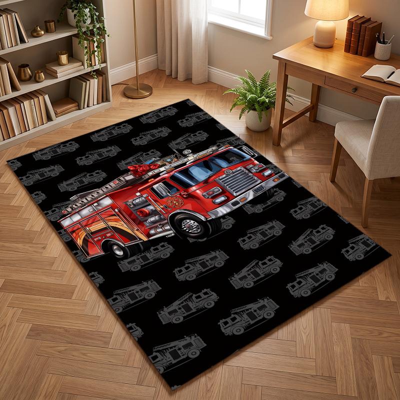 FireTruck (27) Office carpets suitable for living rooms bedrooms offices and kitchens a gift for modern home decor