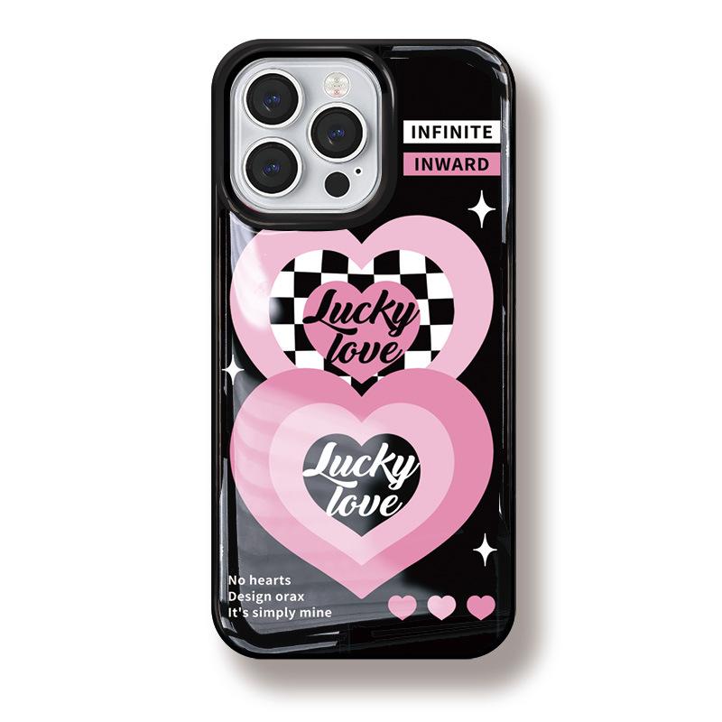 

Чехол для телефона из эпоксидной смолы, совместимый и подходящий для huawei iPhone15 14 13mini/12/11promax/xsmax/xr 7/8plusSE Spade Heart 7PLUS/8PLUS