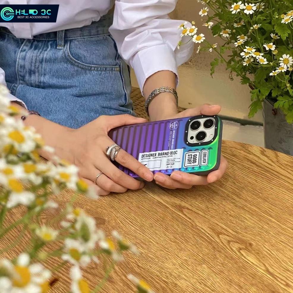 Youngkit Mysterious Color Suitcase Case compatible with iphone 16/17 never fade for iphone 17 pro max case shockproof for iphone 16 promax original
