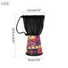 4 Inch PVC Goat Skin African Drum Djembe Percussion Musical Instrument Teaching Kids Toy African Hand Drums Accessories