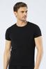 Cacharel – Schwarzes T-Shirt mit Rundhalsausschnitt