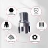 1/2" 3/4" PPR Threader Integrated Internal External Pipe Threading Tool Electric Drill Compatible PVC Pipe Threader Kit