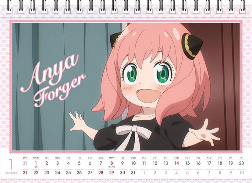 Ensky TV Anime 2024 Desk Calendar "SPY×FAMILY" CL-013