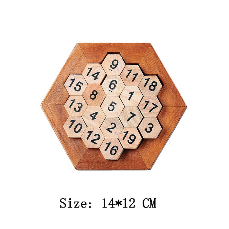Classic Iq 3D Wooden Puzzle Adults And Children Casse Tete Brain Teasers Difficult Regalos Cumpleaños Niños Para Invitados