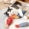 Cat Toys, Cat Teasing Pillows, Cat Plush Fish Toys, Self-entertaining Plush Printed Toys, New Fish Making Sounds Toys