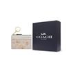 Coach Skinny Id Case 11 Brand Logo Floral Print Coated Canvas Card Holder Women Card Holder Gold Sand CAR16-IMSAS