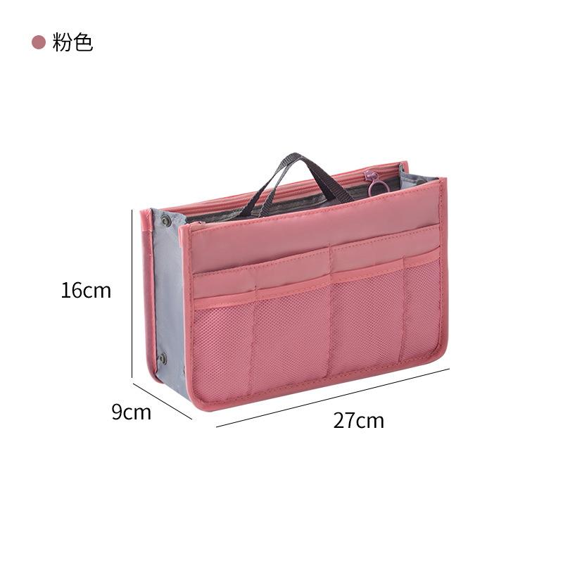 Twill Waterproof Thickened Multifunctional Storage Bag Travel Digital Cosmetic Storage Bag Large Capacity Inner Bag Medium Bag