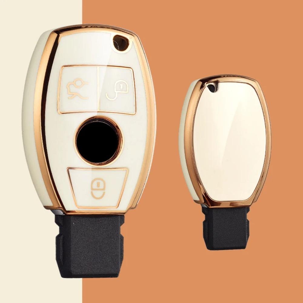 TPU Car Remote Key Case Cover Shell Fob for Mercedes Benz A C E S G Class GLA CLA GLK GLC CLS W204 W463 W176 W251 W205 AMG