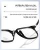Ultralight TR90 Women's Fashion Polygon Eyeglass Frame with No-Feel Nose Pads, Prescription-Compatible, Large Face Fit