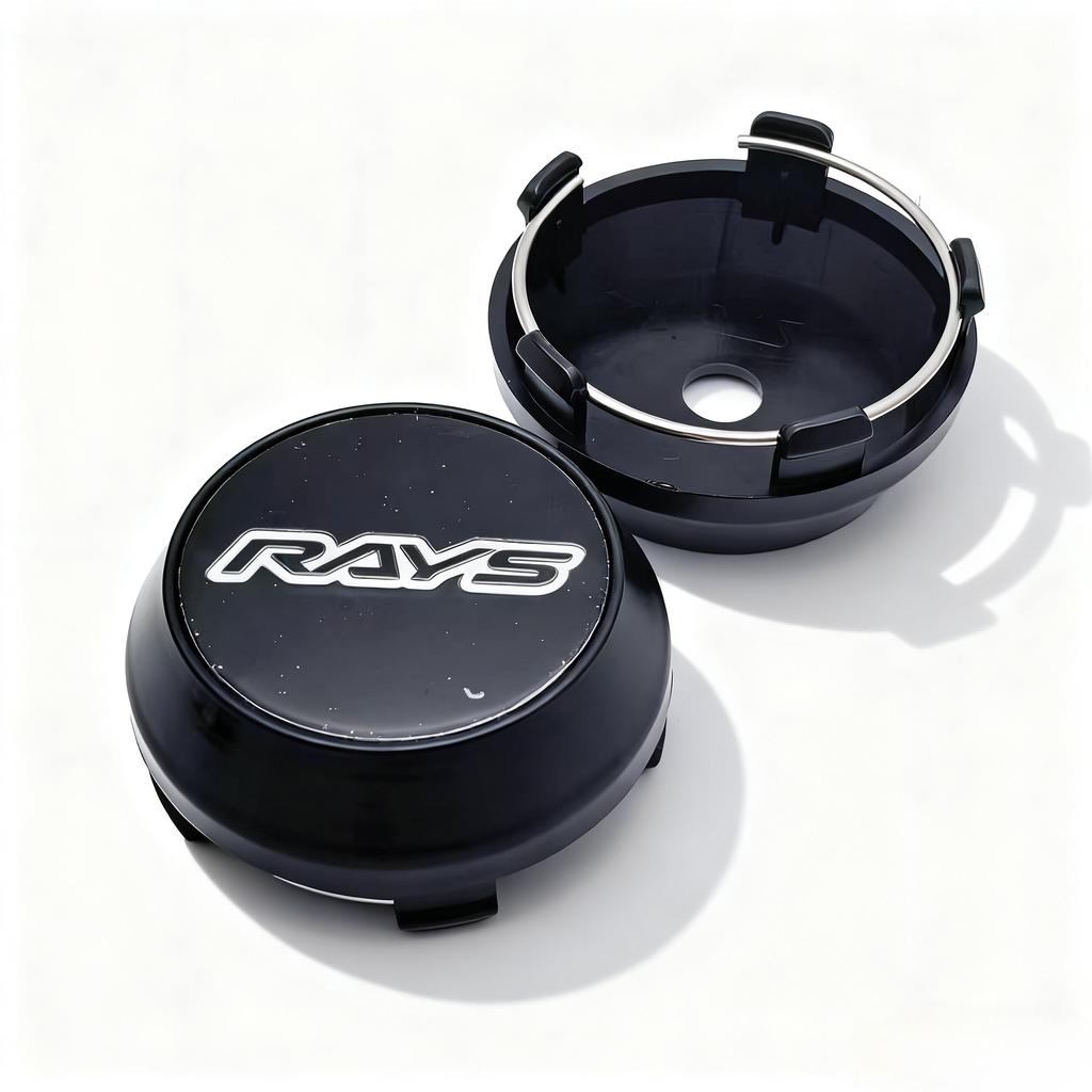 4pcs JDM RAYS Logo Emblem Car Wheel Center Caps High Cap 60MM Clips 56MM Wheels Hub Caps Rim Hubcaps Dust Cover Car Accessories