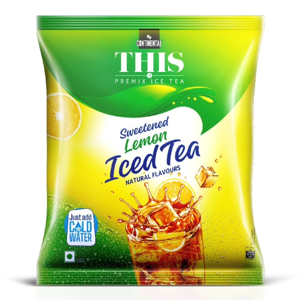 

Continental THIS Lemon Iced Tea | Instant Ice Tea Powder | Refreshing Natural Lemon Flavor | Made with Premium Tea Leaves | Source of Vitamin C |