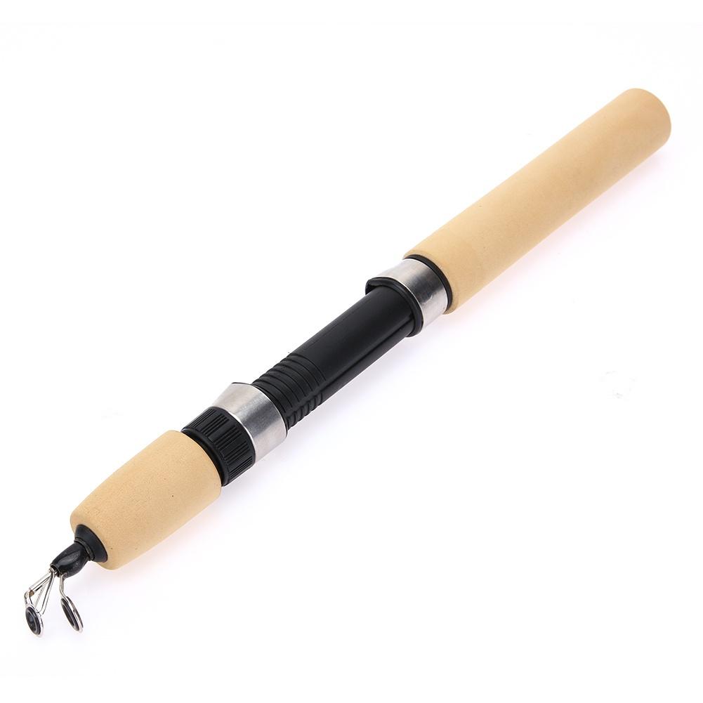 Mini Telescopic Ice Fishing Rod Portable Carbon Fiber River Shrimp Carp Fishing Pole for Winter Fish Rods Tackle 60/80/100cm