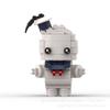 Compatible Puzzle Puzzle Building Block Ghostbusters Square Head Boy Series Model Toy Gift Set