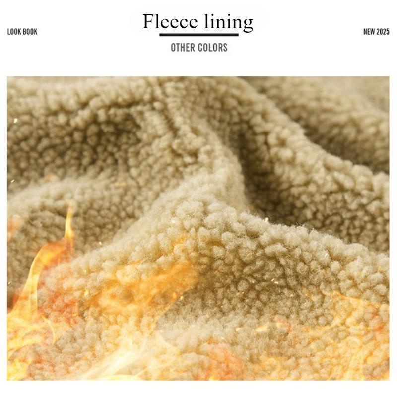 Autumn Winter Men Corduroy Fleece Jackets Warm Parkas Male Outwear Casual Coats Male Tooling Jackets