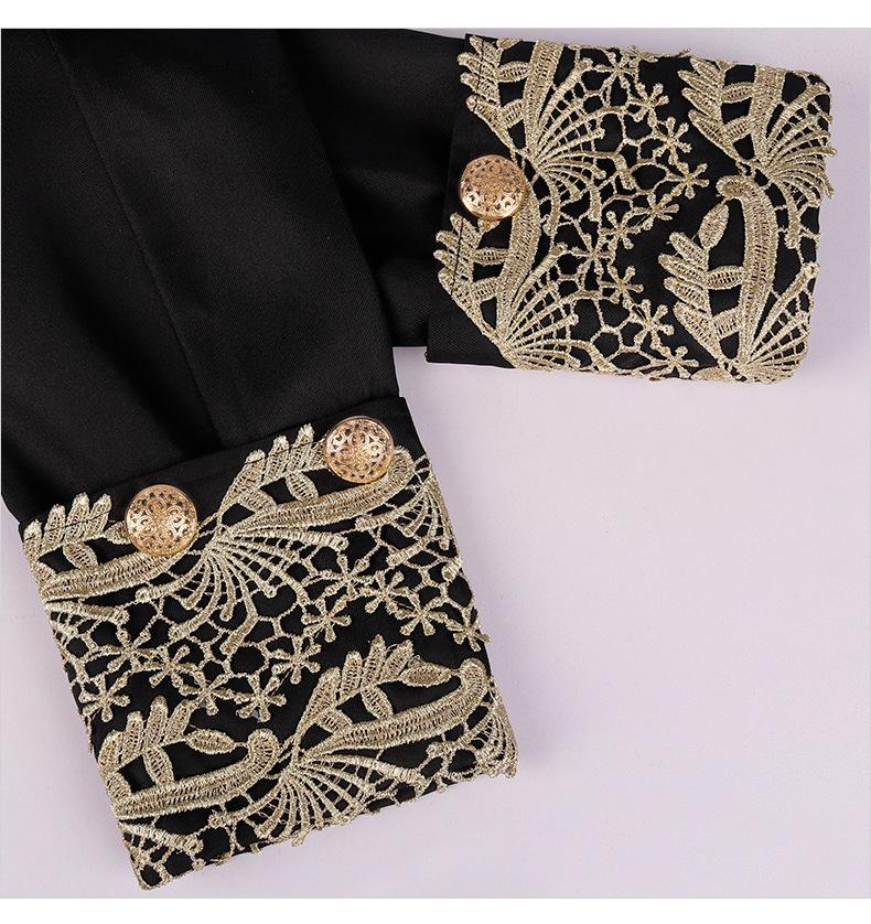 Traje Formal de Príncipe Medieval 2025: Conjunto de Jaqueta Cosplay Masculino Estilo Retrô de Quadra com Mangas Longas