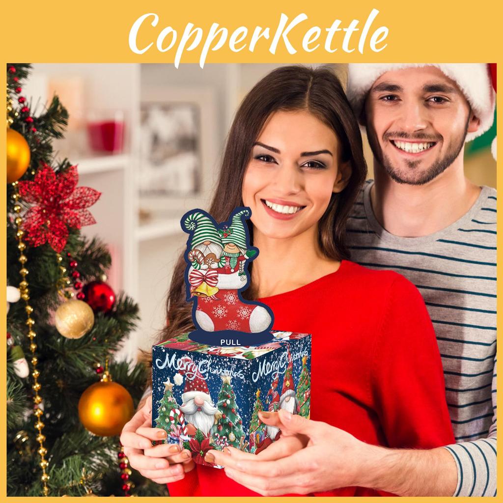 Box With Money Paper Material Gift Box Christmas Decoration Atmosphere Prop