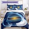 Set Biancheria da Letto Stampata Calcio Argentina 3 Pezzi Copriletto Traspirante Accogliente come Regalo per Inaugurazione Casa o Festa