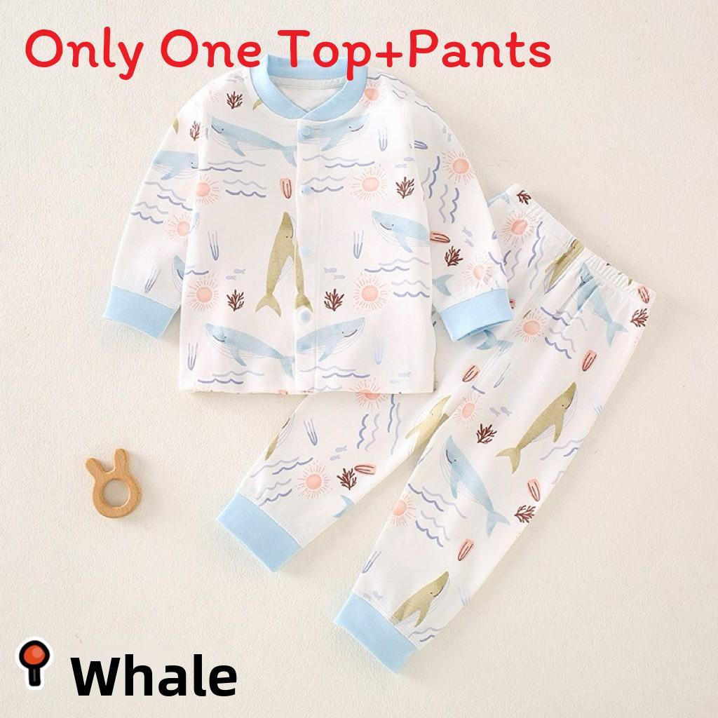 Baby Boys Girls Cotton Pajama Sets With Antibacterial Fabric For Newborns