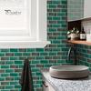 Self Adhesive Kitchen Backsplash Self-Adhesive PVC Tile Wall Stickers, Waterproof Mosaic Pattern Decals for Bathroom Easy To Clean Covers Home Decor,