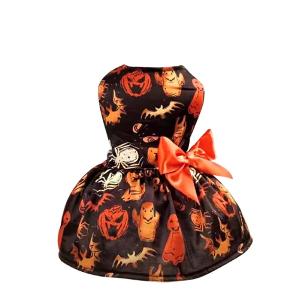 Halloweenské oblečení pro domácího mazlíčka, psa, hororové dýně, kostým pro domácího mazlíčka, psa