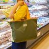 Eco-Friendly Large Waterproof Foldable Drawstring Shopping Shoulder Bag