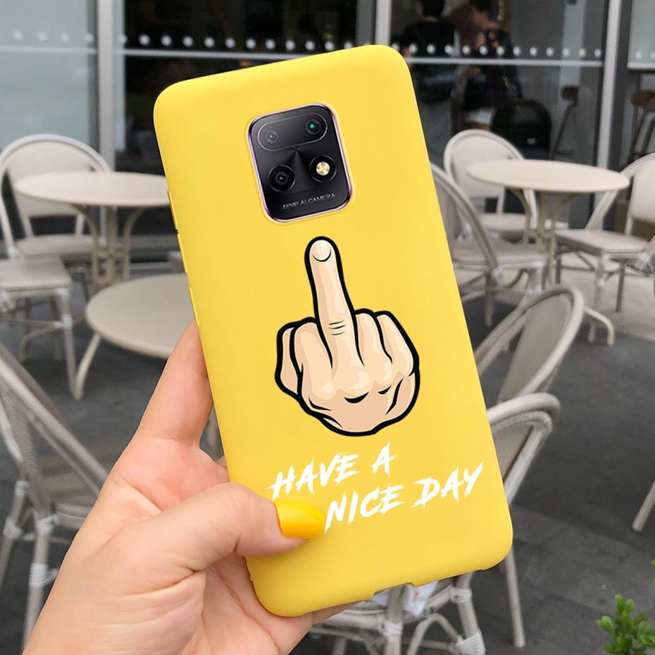 For Xiaomi Redmi 10X 5G 4G Case Cover Redmi 10X Pro Phone Cases Silicone Cute TPU Bumper For Xiaomi Redmi10X 10 X Pro Fundas