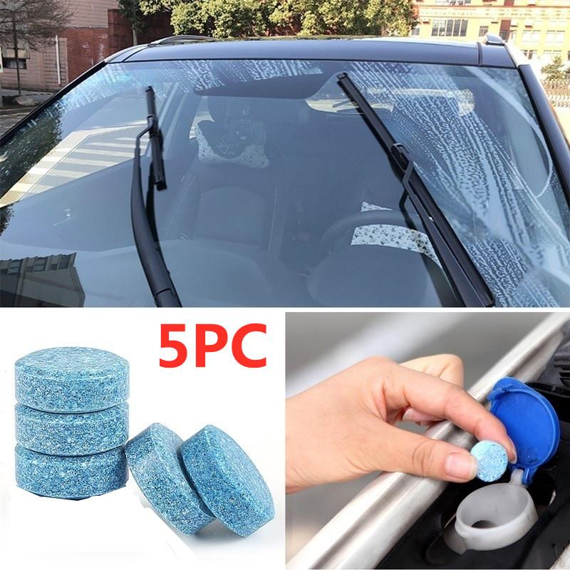 

5pc/20pc(1Pc=4L) Car Windshield Wiper Glass Washer Auto Solid Cleaner Compact Effervescent Tablets Window Repair Car Accessories