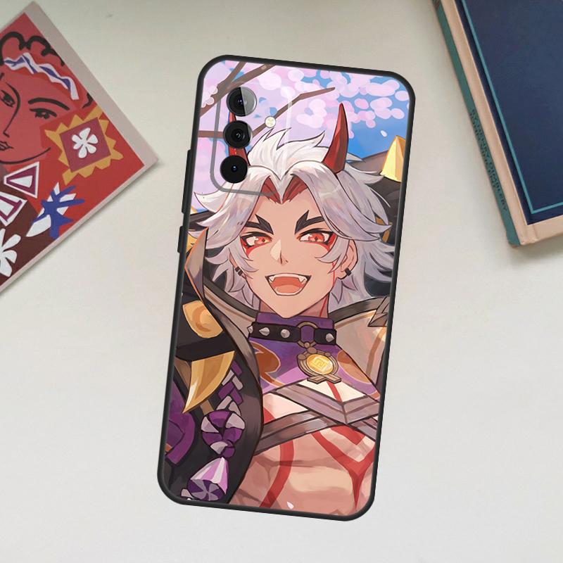Genshin Impact Arataki Itto Case For Samsung Galaxy A12 A22 A32 A52 A14 A24 A34 A54 A53 A33 A13 A15 A25 A71 A51 Cover