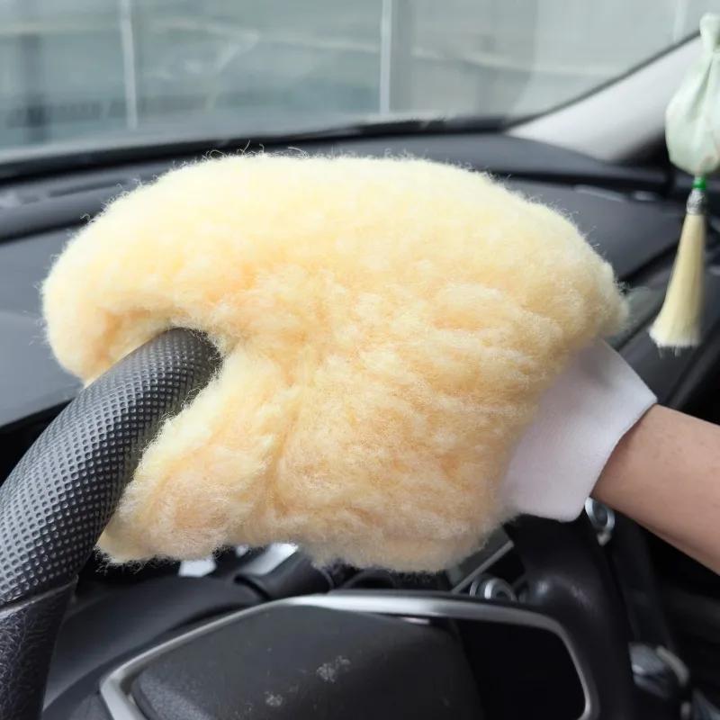 Car Cleaning Glove Motorcycle Washer Care Cars Paint Wash Care Tools Microfiber Wool Soft Auto Car Washing Glove Cleaning