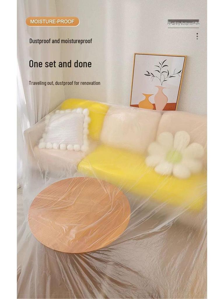Transparent Dustproof Protective Film for Home Appliances and Furniture