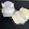 Homemade Angel Wings Plush Embroidered Baseball Cap Personality Sweet and Cool Curved Brim Versatile Street Cap Girl Tide