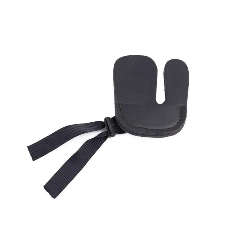 Ochrana prstů pro luk a šíp Lukostřelba Dvouvrstvá PU ochrana prstů Proti zakřivení Krása Kořist Tradiční luk Kožený chránič prstů Vybavení