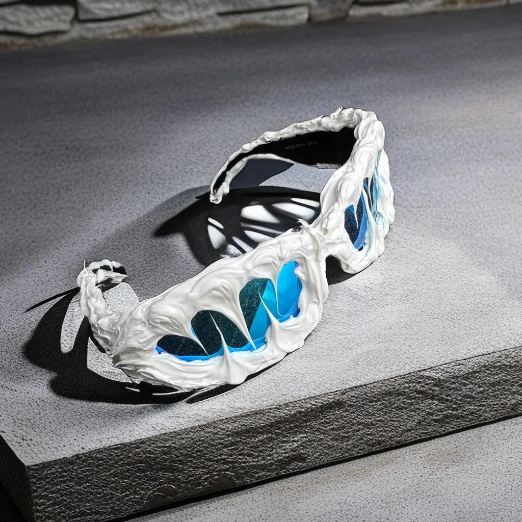 Unisex Halloween Dekoratív Szemüveg Sötét Széria Cseppentő Napszemüveg Cápa Fogak Avantgárd Szemüveg