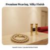 Braided Rope Barrier Decorative Stanchion Metal Clips