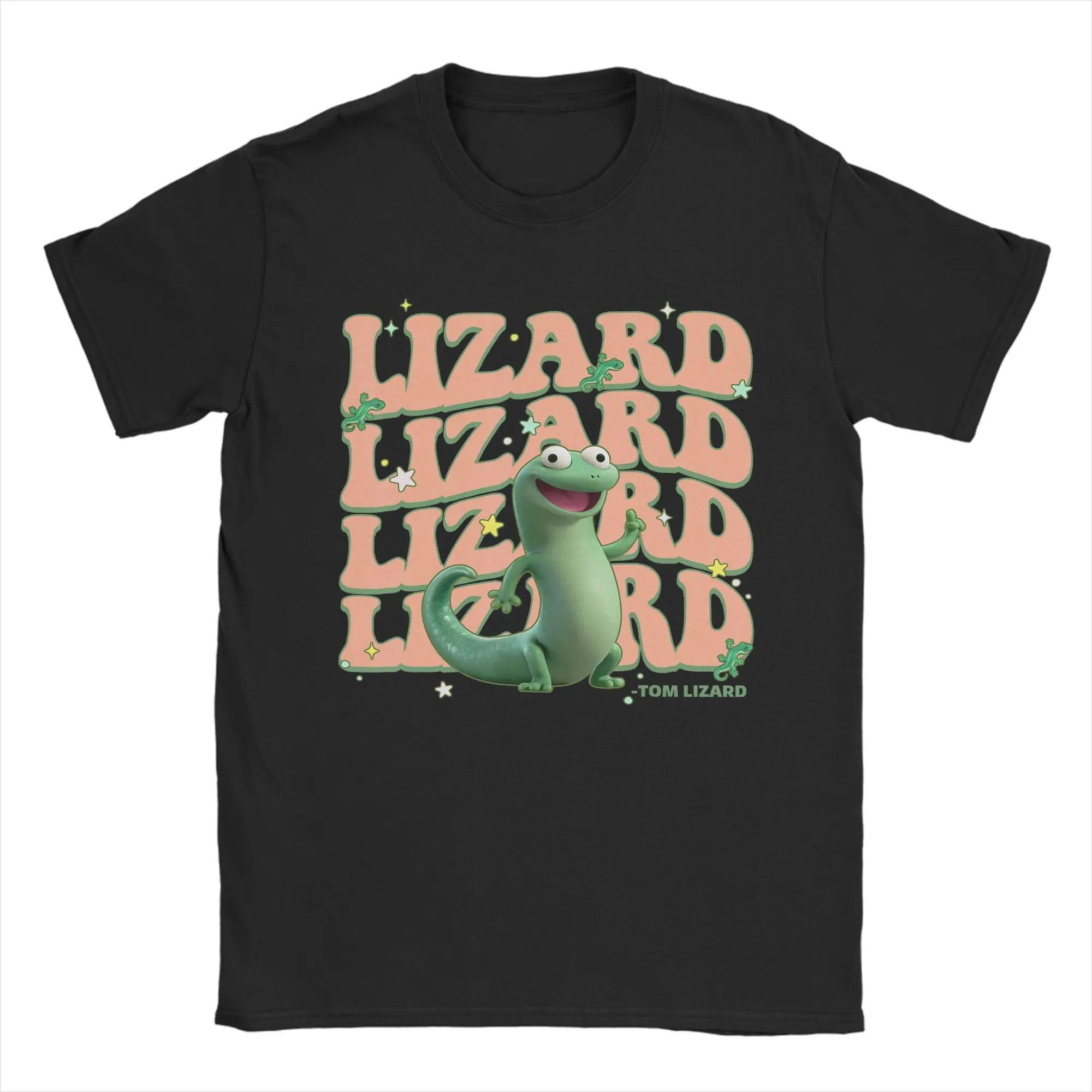 Unisexs Unique Hoppers Tom The Lizard Pose TShirt Crew Neck Cotton Short Sleeve Tee Party Top Women And Unisex Tshirt S