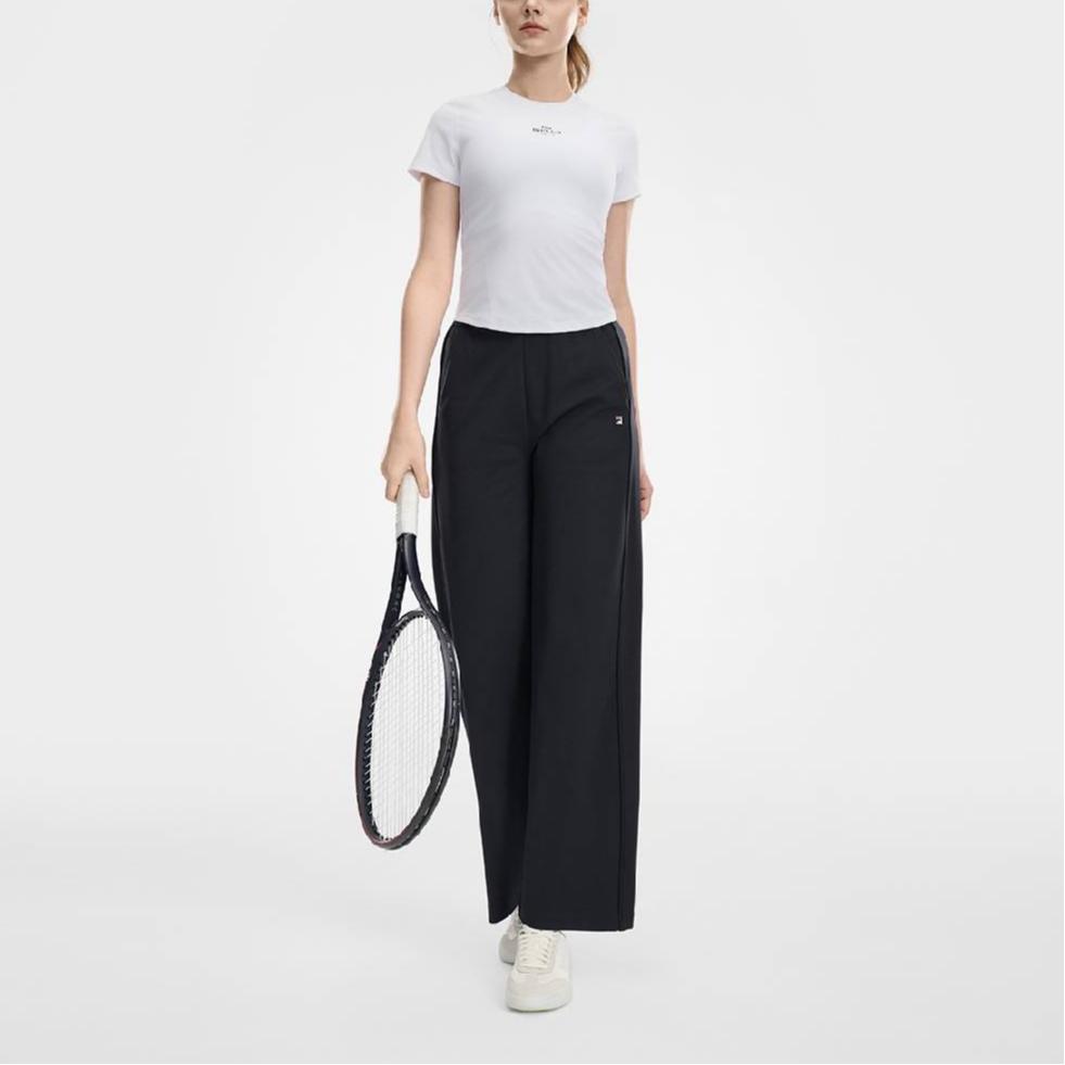 Fila Tennis Loose Knit Casual Pants Women bottoms A11W623603F-NV