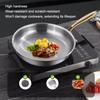 12 Inch Hammered Titanium Frying Pan Pure Titanium Skillet With Lid Oven & Dishwasher Safe Cookware
