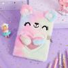 Lockable Little Bear Plush Journal for Kids - Perfect Christmas Gift
