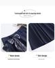 Autumn Silk Scarf Bow A-Line Pleated Skirt for Women