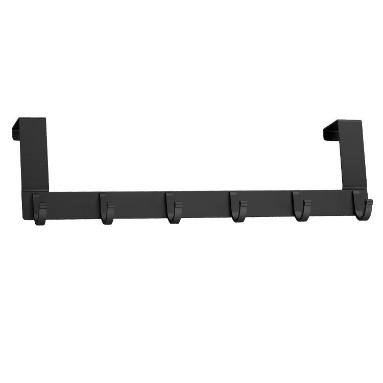 Door Back Hook Rack: Punch-Free, No-Trace Coat & Hat Storage Organizer for Bedroom