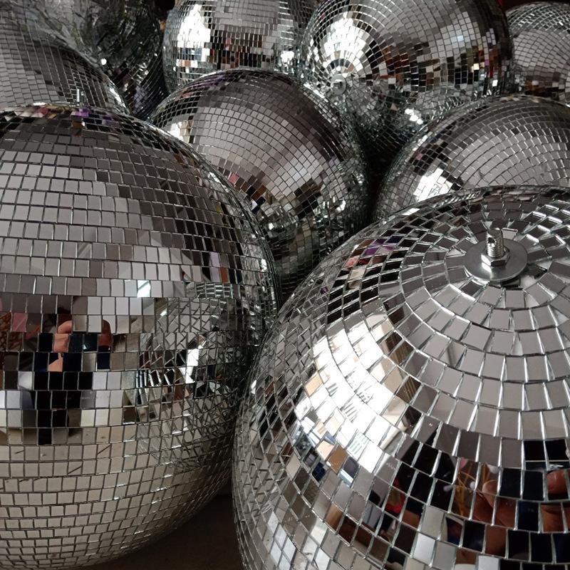 Shiny Disco Ball Set for Bar Décor, Stage Wedding Display, Reflective Christmas Ornaments