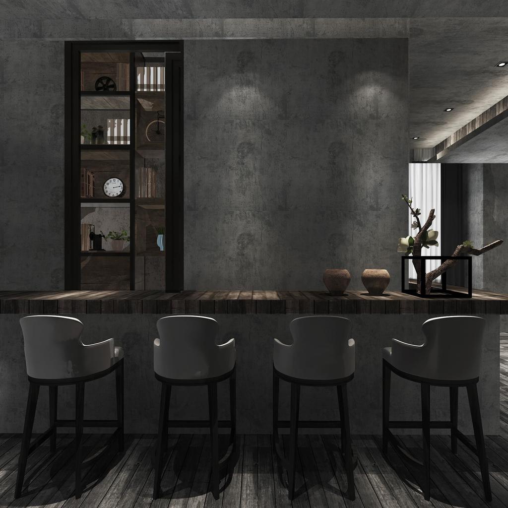 TOTIO Wallpaper Concrete Cutting Sheet Gray Remake Sheet Concrete Style Wallpaper Sticker Removable Stylish Thick 60CM X 9M Self Adhesive Waterproof