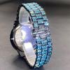 Luxury Diamond Watch for Men Fashion Bling Iced Out Day Date Watches Hip Hop Stainless Steel Quartz Man Clock