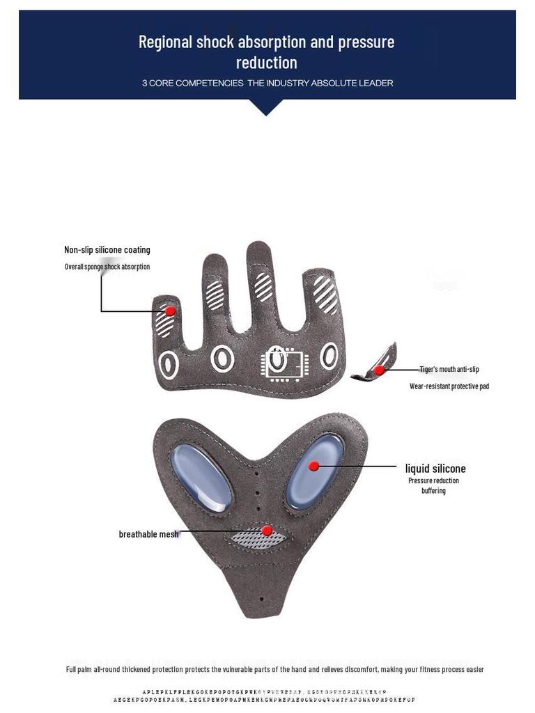 Women's Half Finger Anti-Slip Fitness Gloves for Training, Cycling, Yoga, and Jump Rope - Breathable and Anti-Callus Design.