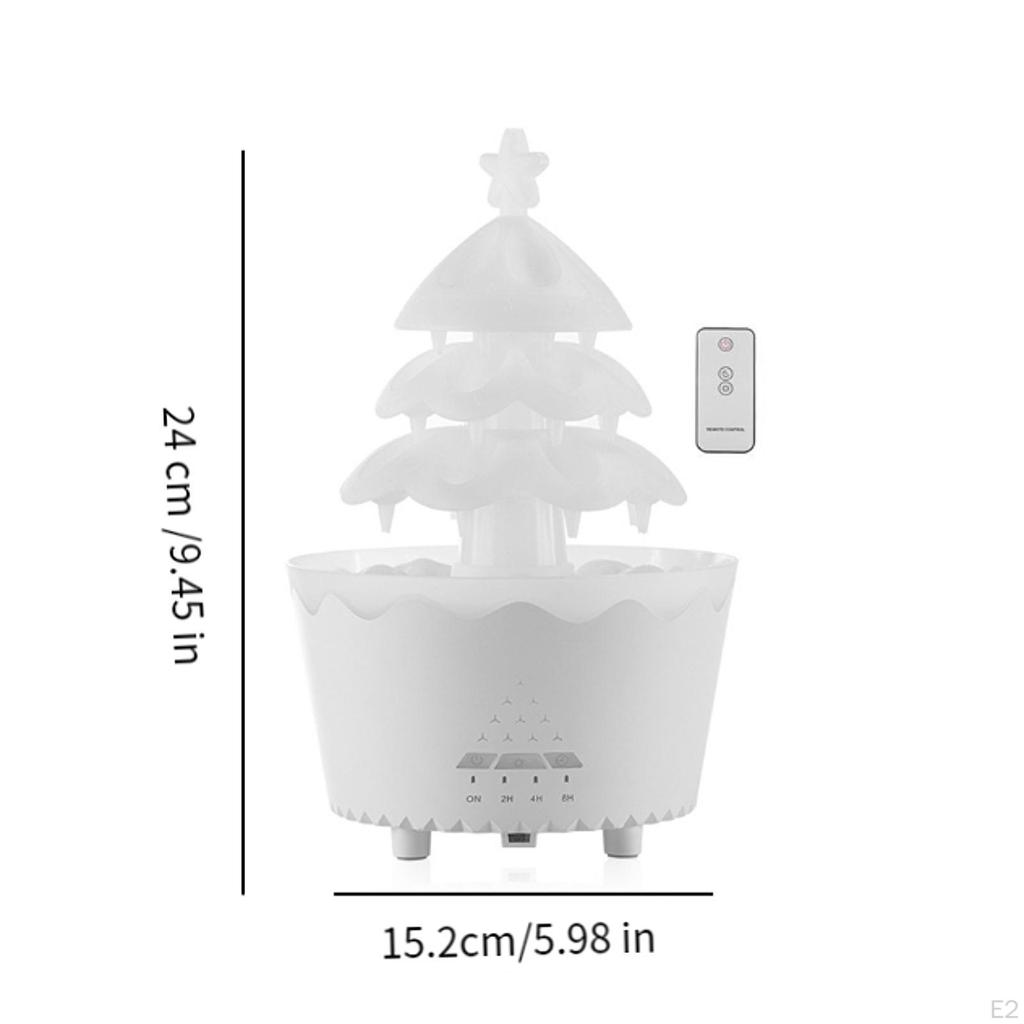 Umidificador de gotas difusor de óleo essencial em forma de árvore decorativo para academia SPA