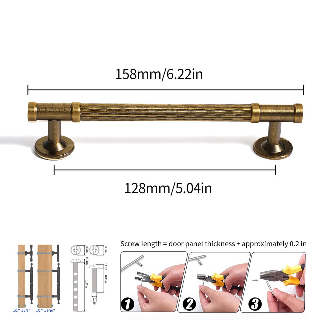 Modern Minimalist Zinc Alloy Gold and Sliver Cabinet Doors Handles Luxury Furniture Cabinet Drawers Knob Wardrobes Pull