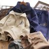 Children's Sweater Sports Sets Boys Stand-Up Collar Letter Suit Autumn Winter Kids Loose Fashion Casual 2 Piece 4-14Y