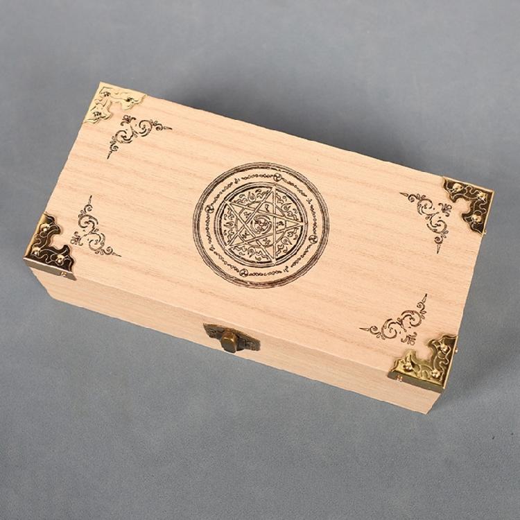 Wood Box Playing Cards Case Packing Poker Bridge Wood Box Poker Card Container