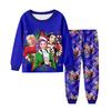 Children's Fashion Suit Skirt Round Neck Long Sleeve Top Pants